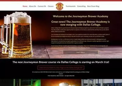 WordPress Website:  Boettcher Brewery Consulting