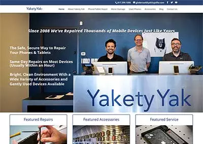 WordPress Website:  Yakety Yak