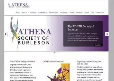 WordPress Website:  ATHENA Society of Burleson