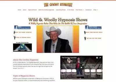 WordPress Website:  The Cowboy Hypnotist