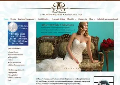 WordPress Website:  Pence and Panache