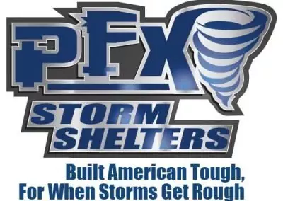 Logo Design & Branding:   PFX Storm Shelters
