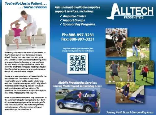 Marketing Materials:  Alltech Prosthetics