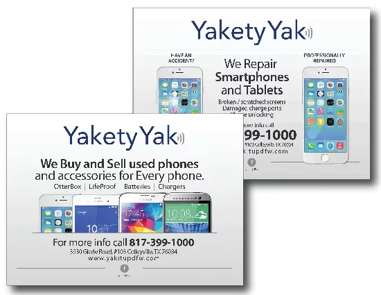 Marketing Materials:  Yakety Yak